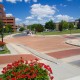 Commercial brick paving